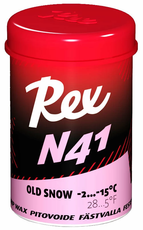 Rex N41 Pink Kick Wax Old Snow