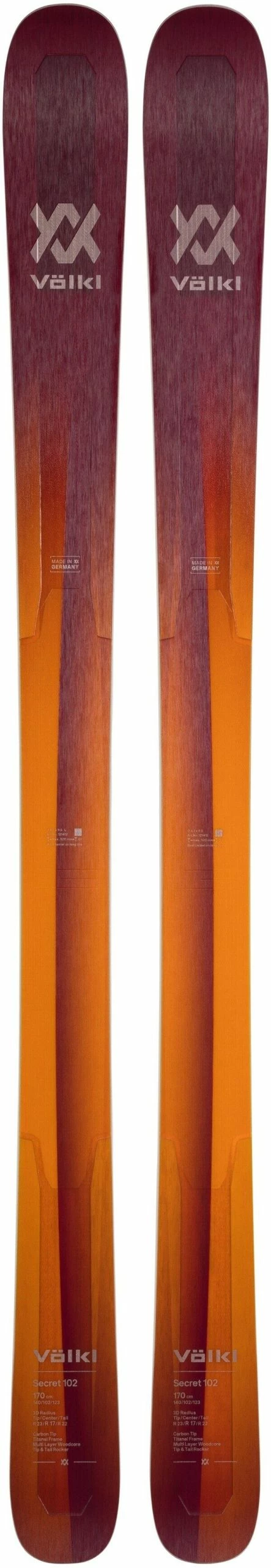 Volkl Secret 102 Women's Ski 2023 1 Volkl Secret 102 Women's Ski 2023
