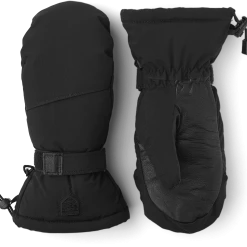 Hestra Cosy Sr Mitten In Black