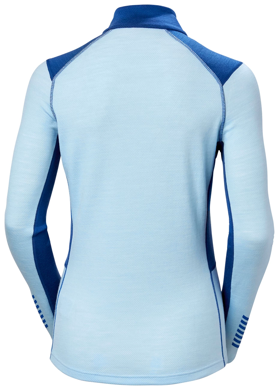 Helly Hansen Women's Lifa Merino Midnight 1/2 Zip Base Layer - Image 3