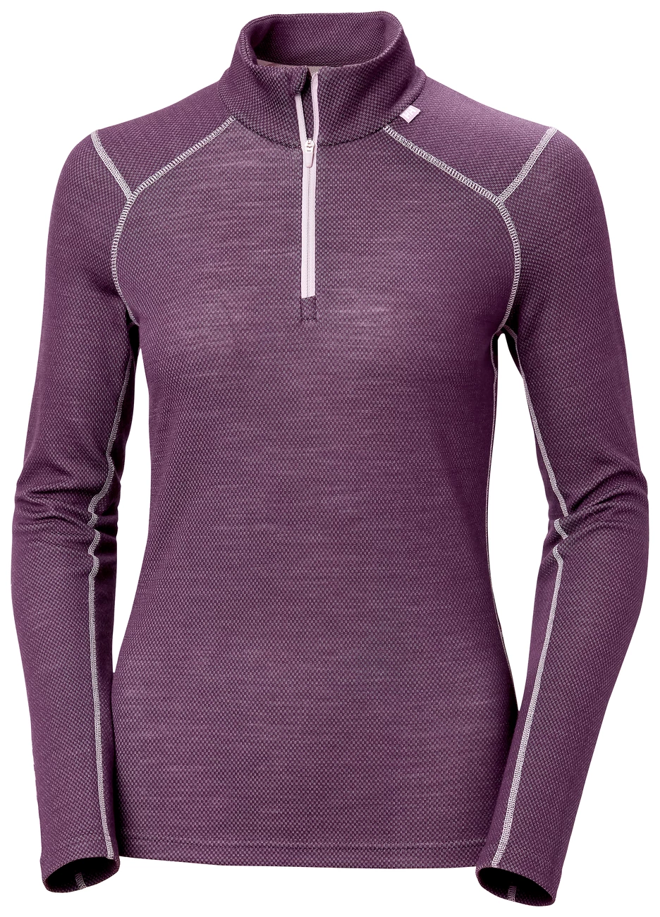 Helly Hansen Women's Lifa Merino Midnight 1/2 Zip Base Layer - Image 2