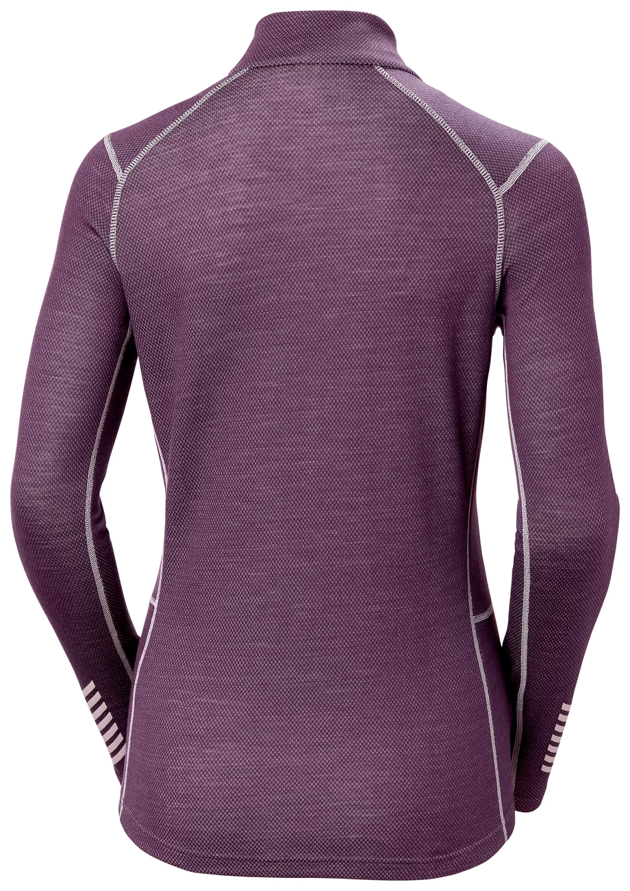 Helly Hansen Women's Lifa Merino Midnight 1/2 Zip Base Layer - Image 4
