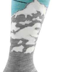Darn Tough Vermont Darn Tough Women's Yeti Over-The-Calf Midweight Sock In Glacier Size Medium