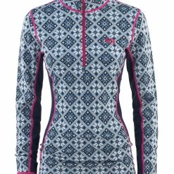 Kari Traa Women's Rose Half Zip Wool Baselayer