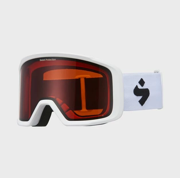 Sweet Protection Firewall Goggle In White With Orange Lens