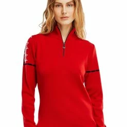 Dale Of Norway Women's Mt. Blåtind Sweater In Red Size Medium