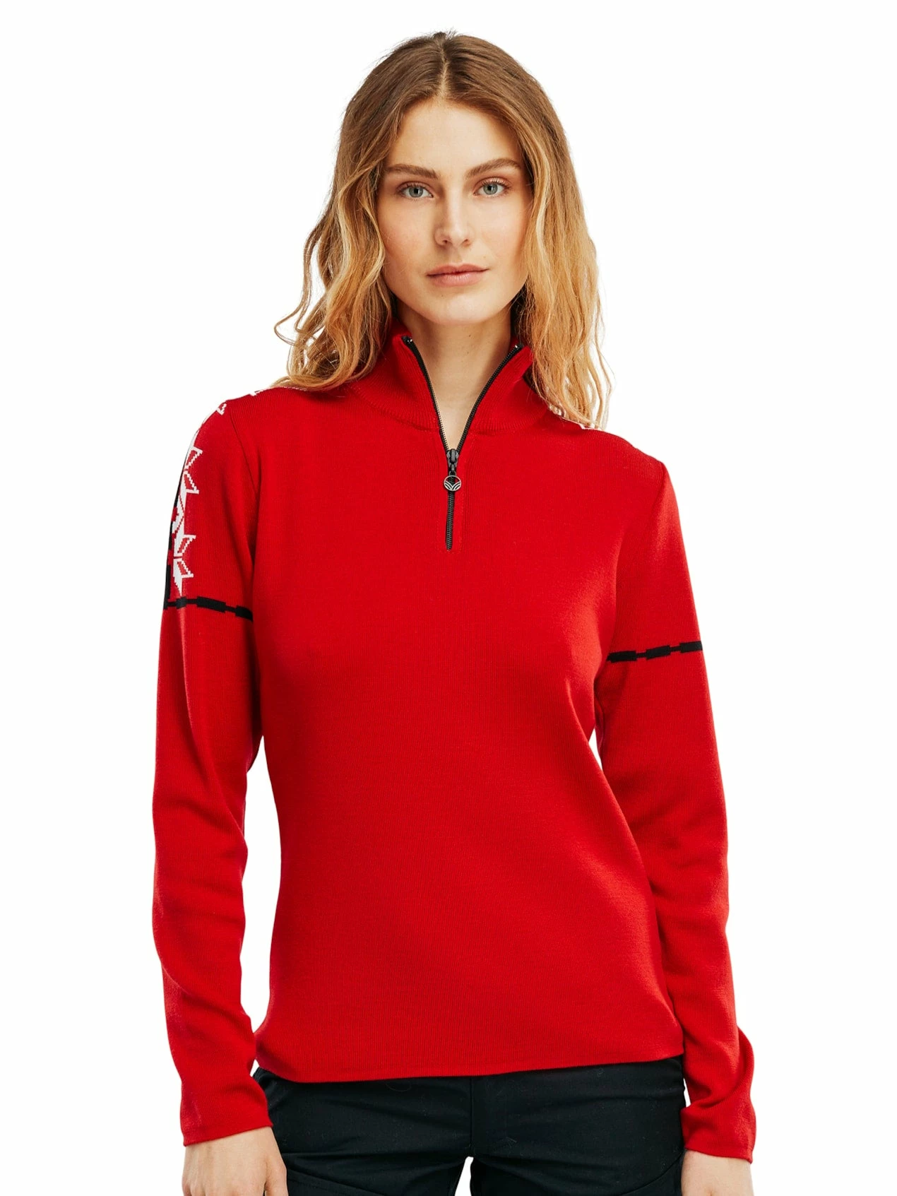 Dale Of Norway Women's Mt. Blåtind Sweater In Red Size Medium