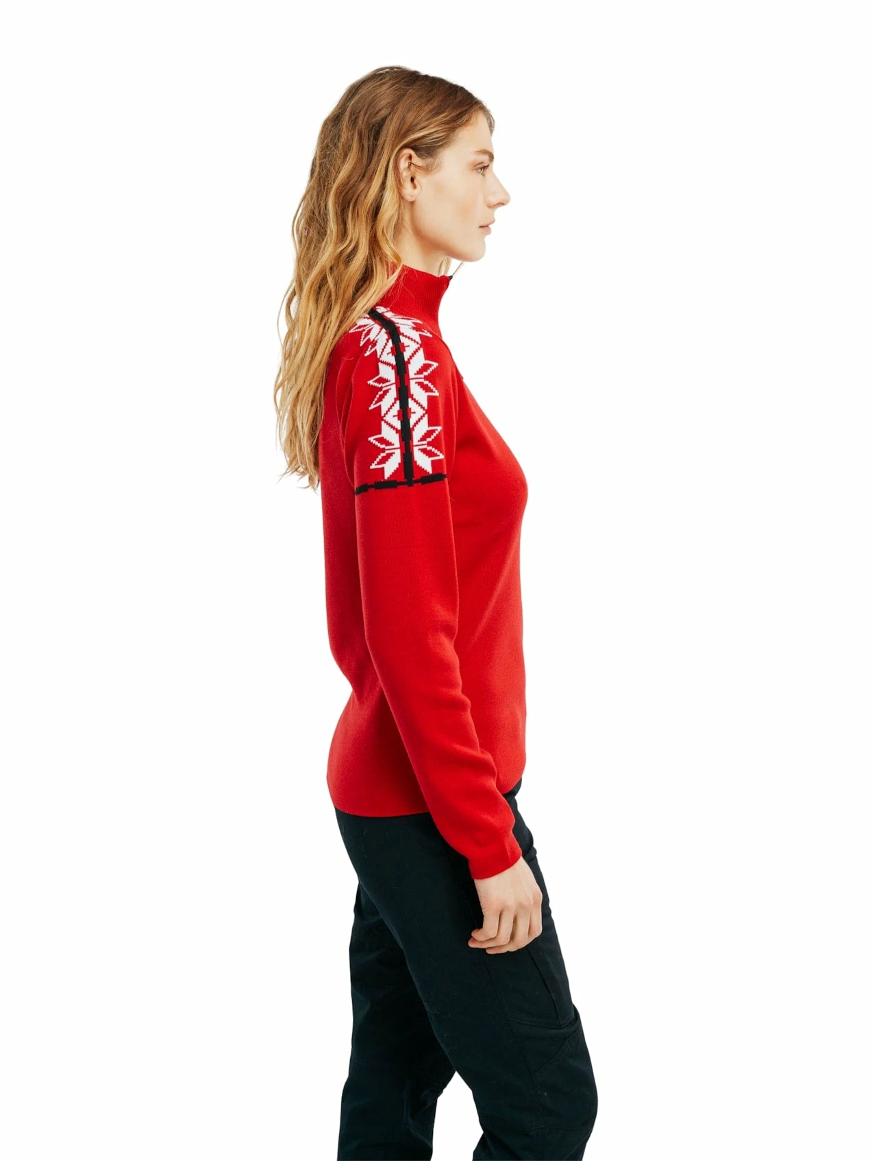 Dale Of Norway Women's Mt. Blåtind Sweater In Red Size Medium - Image 2