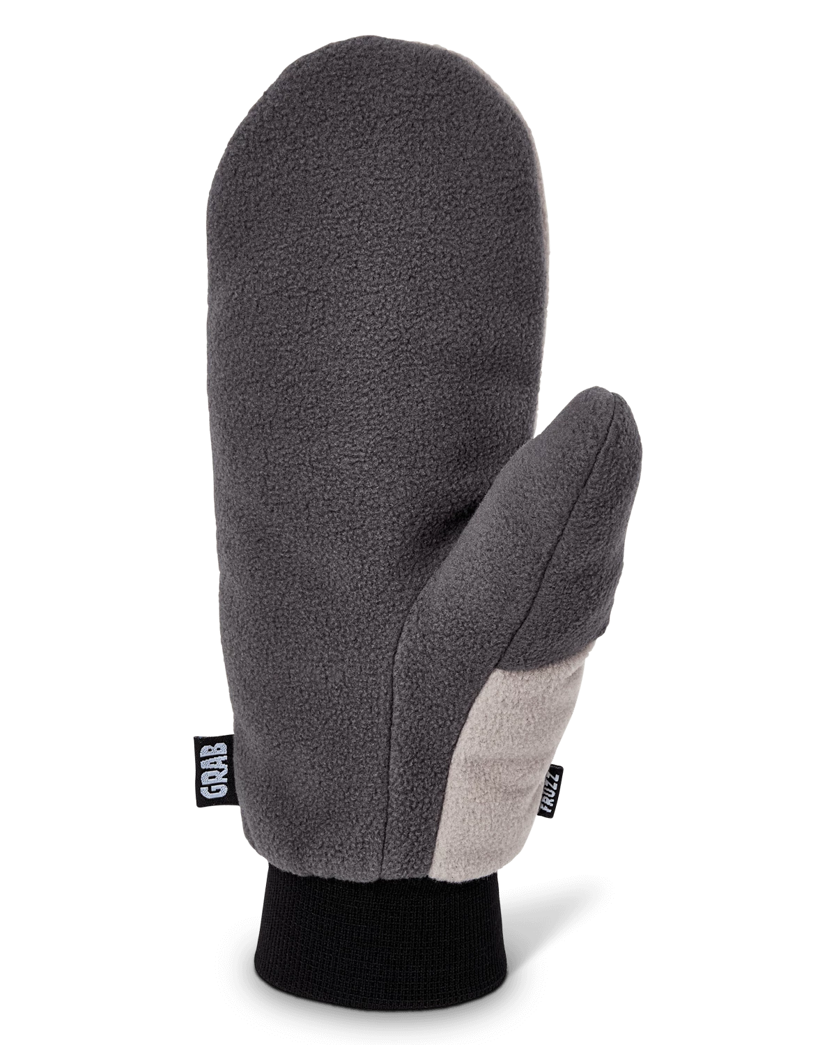 Crab Grab Fruzz Mitten In Grey 2 Crab Grab Fruzz Mitten In Grey - Image 2