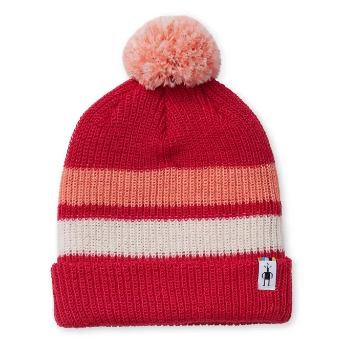 Smartwool Smart Wool Kids Stripe Pom Beanie