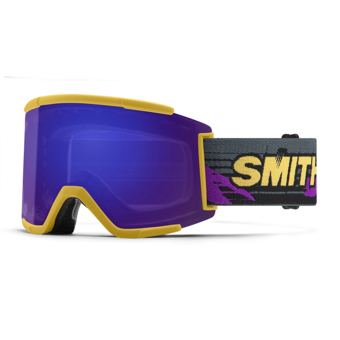 Smith Squad XL Goggle In Citrine Archive With ChromaPop Everyday Violet Mirror Lens
