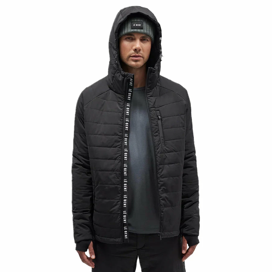 Le Bent Men's Pramecou Wool Insulated Hooded Jacket
