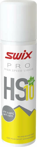 Swix HS10 Liquid Yellow Glide Wax 125ml +2°C/+10°C