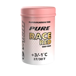 VAUHTI WAX TECHNOLOGIES Vauhti Pure Race Red Grip Wax 45G