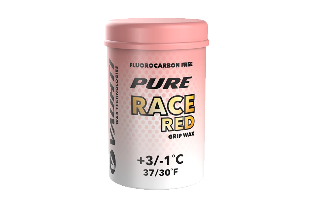 VAUHTI WAX TECHNOLOGIES Vauhti Pure Race Red Grip Wax 45G