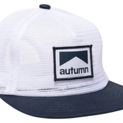 Autumn Headwear Autumn 5 Panel Snap Back Hat In White
