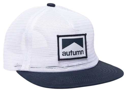 Autumn Headwear Autumn 5 Panel Snap Back Hat In White