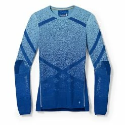 Smartwool Women's Intraknit Thermal Merino Base Layer Pattern Crew