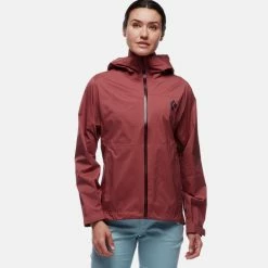 Black Diamond Womens Stormline Stretch Rain Shell Jacket