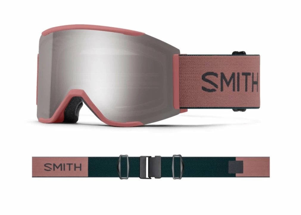 Smith Squad Mag In Chalk Rose Everglade With ChromaPop Sun Platinum Mirror Lens