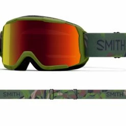 Smith Daredevil Youth Goggle In Olive Plant Camo With Red Sol-X Mirror Lens