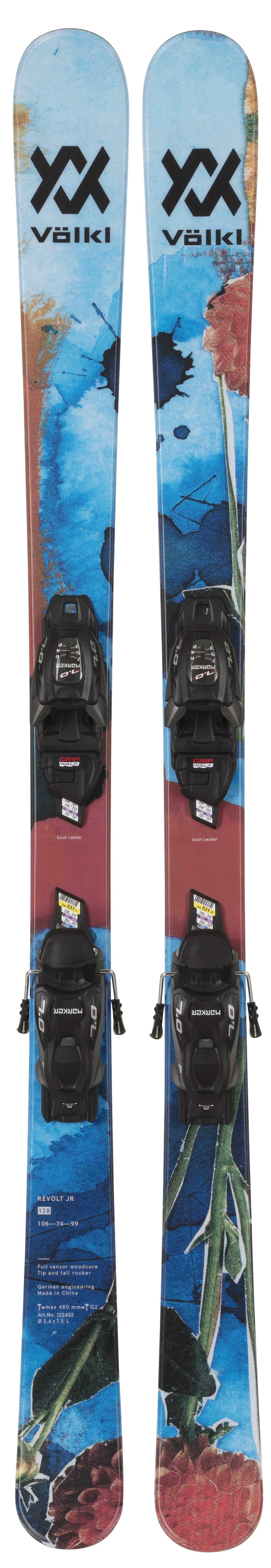 Volkl Revolt Jr Ski & 7.0 Binding 2023